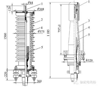 橡膠應力錐直接套在電纜絕緣層上的結(jié)構(gòu)示意圖.jpg